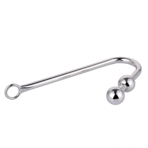 Stainless Pleasurable Hook Balls 4417 Two Steel Anal 0725